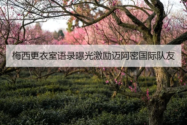 梅西更衣室语录曝光激励迈阿密国际队友